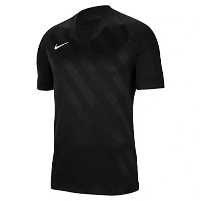 Image of Nike Kids&#039; Challenge III Jersey SS, Black/Black/(White), XS
