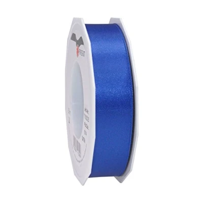 Image of C.E. Pattberg SATIN royal blue gift ribbon, 27 yards for Wrapping Gifts, 1 inch width, Ribbon Decorating &amp; Crafting, Decorative every occasion