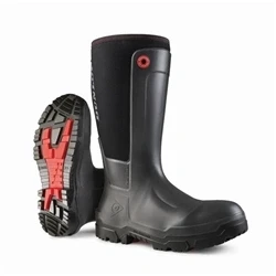 Image of Dunlop Snugboot WorkPro Safety Wellington Unisex Black Mixed Material Size UK 9