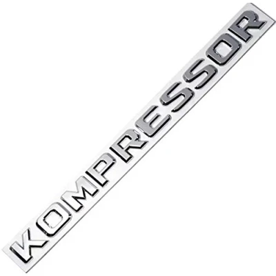 Image of Other Kompressor Chrome Badge Emblem CLK SLK SL CLS ML GL A B C E S Class Mercedes