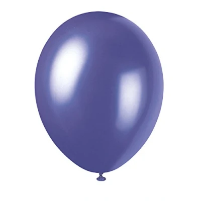 Image of Premium Electric Purple Pearlized Balloons (30cm) Pack of 8 Elegant Party Decorations