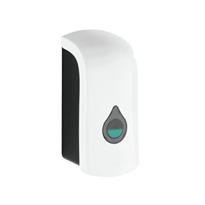 Image of WENKO Peanut Beige Liquid Soap Dispenser Capacity 0.24 L, White, L