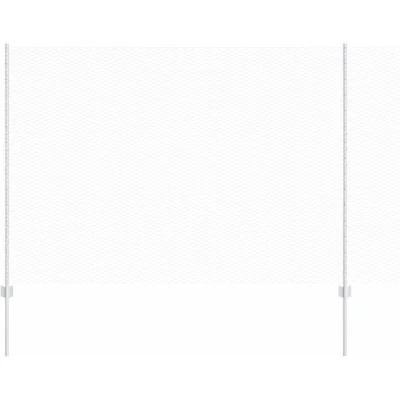 Image of vidaXL Garden Fence Set of 2 Galvanised Steel Medium Durable