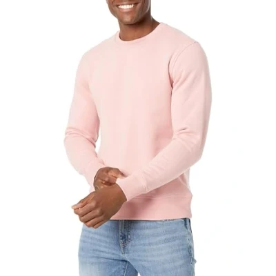 Image of Amazon Essentials Men&#039;s Fleece Crew Neck Sweatshirt (Available in Big &amp; Tall), Pink, XL