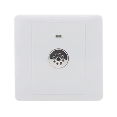 Image of HANBOLI Waterproof Magnetic Switch, Voice Control Led Light Switch Clap Sound Activated Time Delay Controlled by &amp; Easy to Install A, 86x86mm/3.38x3.38inch