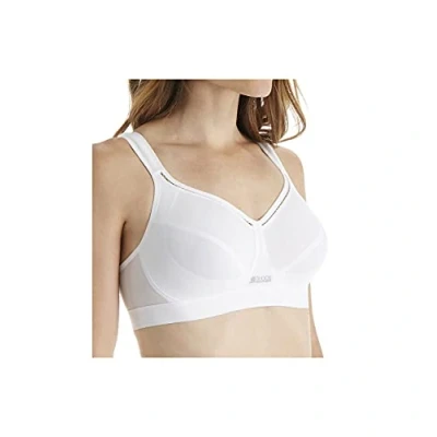 Image of Champion Women&#039;s Shock Absorber SN102 Active Classic Support Bra Sports Bra, White, 34B