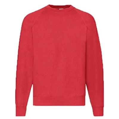 Image of Fruit of the Loom Men&#039;s Sweatshirts, M, L, XL, XXL, 3XL, 4XL, also as Sets, red, M