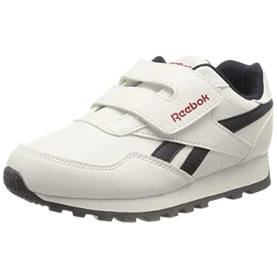 Image of Reebok Unisex Kids Royal Rewind Run Alt Sneakers, Ftwwht Vecnav Vecred, 11.5 UK