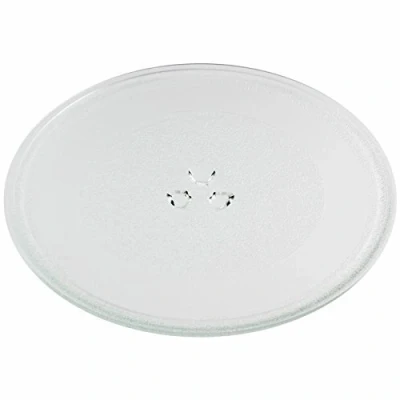 Image of Spares2go Glass Turntable Plate for Russell Hobbs Microwave Oven (254mm)