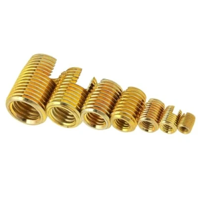 Image of WANGCL 50PCS Threaded Inserts Thread Repair Kits M3 M4 M5 M6 M8 M10 M12 Self tapping