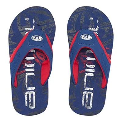 Image of Animal Boys Flip Flops Jekyl Logo Nautical Blue