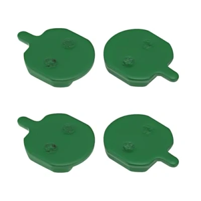 Image of eMagTech 2 Pairs Bicycle Disc Brake Pads Compatible with Hayes Sole MX2 MX3 MX4 MX5 CX5 GX C GX2 Ceramics Bike 27 x 20.7mm Green