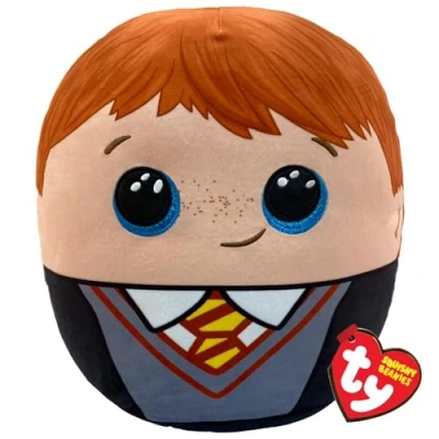 Image of TY Ron Harry Potter 10&quot; Squishy Beanie Soft Plush Toy for Kids Collectible Cuddly Teddy Baby Stuffed Plushies