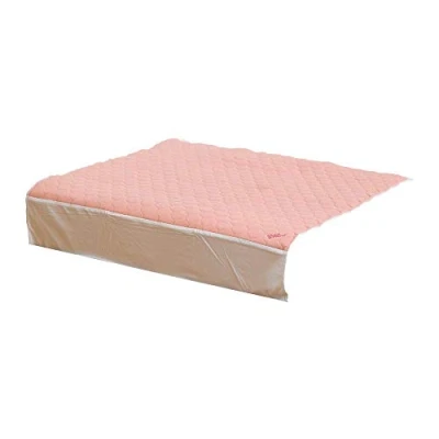 Image of Kylie Premium Bed Pads Pink 3 Litre Single 91 x 91cm Washable Absorbent Incontinence Sheets Waterproof Backing 50cm Mattress Tuck Flaps on Each Side