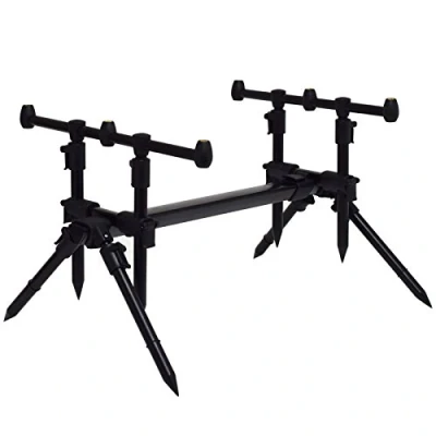 Image of LEEDA Rogue 3 in 1 Rod Pod + Carrycase, Black