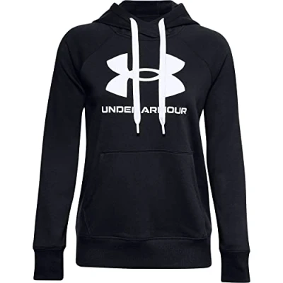 Image of Under Armour Womens Rival Fleece Logo Hoody Black S