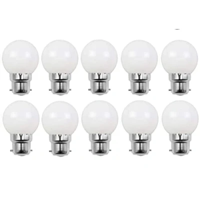 Image of Aiwerttes 10 Pack B22 Bayonet Bulbs 2W G45 Mini Glof LED Light (20W Equivalent) Warm White Bulb 220V Colorful Energy Efficient for Party Garland Decoration
