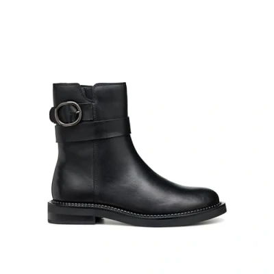 Image of Geox Women&#039;s D Serilda Ankle Boot, Black, 5 UK