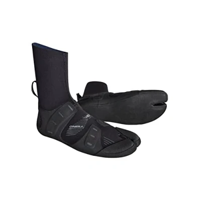 Image of ONeill Mutant 6/5/4MM Winter Cold Water Weather Internal Split Toe Wetsuit Boot Boots Black Graphite Unisex Footwear Size 7