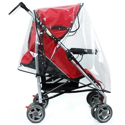Image of Rain Cover for Pushchair Hysagtek Universal Stroller Buggy Pram Baby Travel Weather Shield Raincover Windproof &amp; Waterproof Protect from Sun Snow