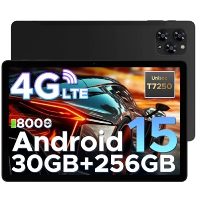 Image of DOOGEE TAB G6 tablet 11 inch Android 15 Tablets, 30GB+256GB/2TB with sim card slot, 8000 mAh &amp; T7250 Octa Core 4G LTE+2 Speaker+Netflix+Widevine L1Face IDBT 5.05G WiFiGPS