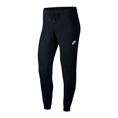 Image of NIKE Women&#039;s Sportswear Essential Pants, Black/White, L UK