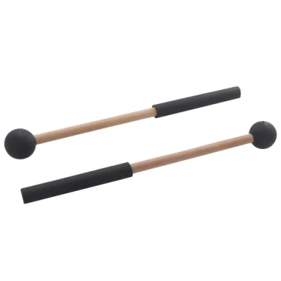 Image of SZYDD 2pcs Ethereal Drumstick Small Musical Drumsticks Chime Round Head Hammer Wooden Drum Mallet Stick Performances Accessory
