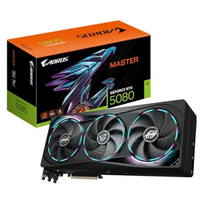 Image of GIGABYTE GeForce RTX 5080 16 GB AORUS MASTER Graphics Card