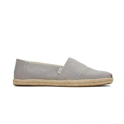 Image of TOMS Men&#039;s Alpargata Rope Loafer Flat, Medium Grey, 12 UK
