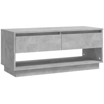 Image of vidaXL TV Cabinet Concrete Grey 102x41x44 cm Engineered Wood