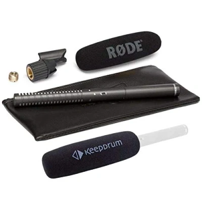 Image of Rode NTG 2 Condenser Directional Microphone + Keepdrum KDWSVM Pop Protection