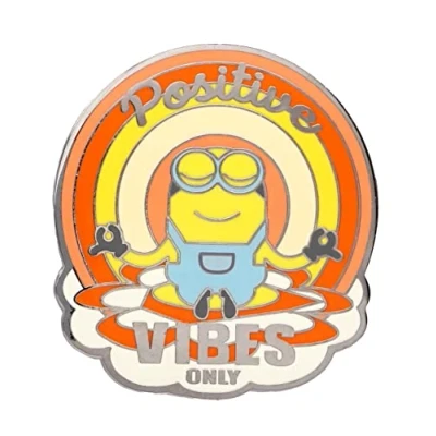 Image of Universal MINIONS POSITIVE BOB ENAMEL PIN