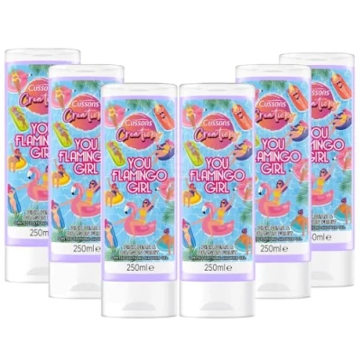 Image of Cussons Creations Shower Gel, You Flamingo Girl Body Wash 250ml, Multipack of 6 x 250ml