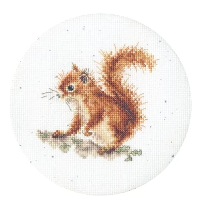 Image of Bothy Threads Cross Stitch Kit Acorns (Hoop not Included)