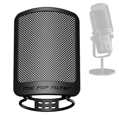 Image of Pop Filter,AOKEO Filter for Microphone Vocal Recording,Youtube Videos,Streaming,Compatible with Most Microphones