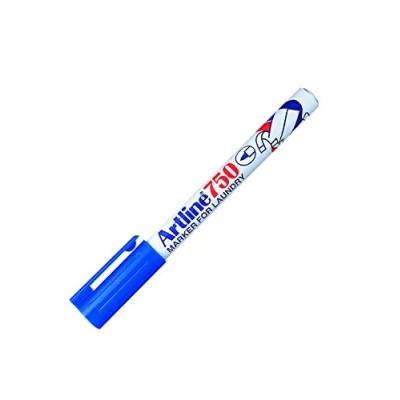 Image of Artline Ek750 Marker for Laundry Blue