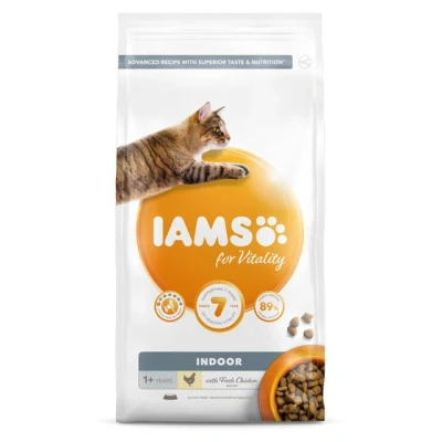 Image of Iams Vitality Adult Cat Food Indoor Chicken 2kg 260745