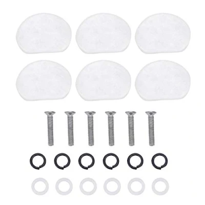 Image of Guitar Tuning Peg Button, 6 PCS/Set Pegs Machine Heads Acrylic Buttons Upgrade Accessory for Guitar(#1)