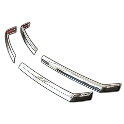 Image of Recambo Stainless Steel Radiator Grille Trim Chrome Suitable for VW CRAFTER II Year of Manufacture 2017 Onwards 4 Piece Set