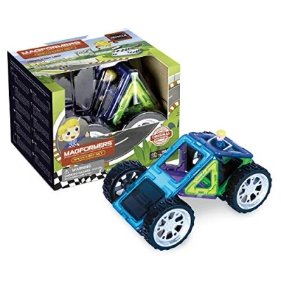 Image of Magformers 707016 Rally Kart Boy racer Construction Set, Multicolor