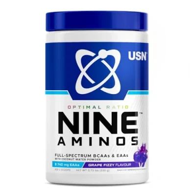 Image of USN Nine Aminos (330g) Grape Fizzy