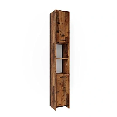 Image of Vicco Bathroom cabinet Kiko, Rustic oak, 30 x 190 cm