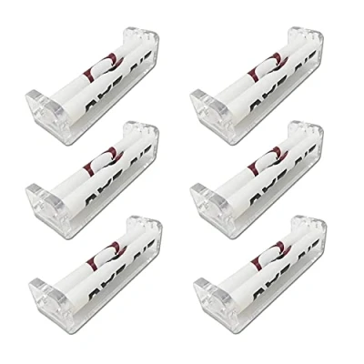 Image of 6 Pcs Cigarette Roller Plastic Rolling Machine Manual for Making Cigarettes