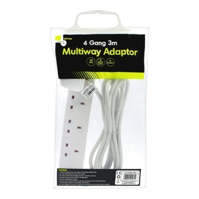 Image of Benross 4 Way 3m Extension Lead 13A