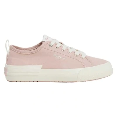 Image of Pepe Jeans Women&#039;s Allen Band W Sneaker, Pink (Pinkish Pink), 3 UK
