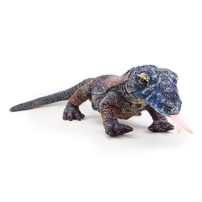 Image of Zappi Co Children&#039;s Realistic Soft Cuddly Plush Toy Animal Perfect Playtime Companions for Children with Lifelike Detail featured Tiktok (80cm Length) (Komodo Dragon)