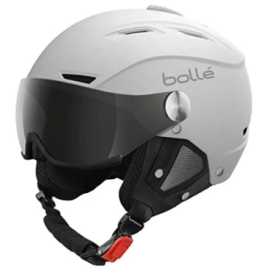 Image of Bollé BACKLINE VISOR White Matte Silver Gun M 56 58cm, Ski Helmet, Medium, Unisex Adult