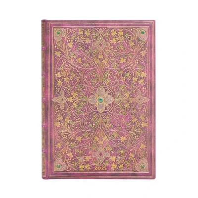Image of Paperblanks 12 Month Calendar 2025 Diamond Throne Jubilee Midi Day to View Elastic Band Closure