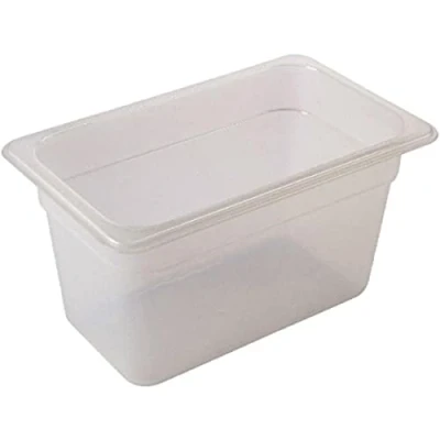 Image of Genware PP12 200 Polypropylene Pan, Clear, 1/2 GN, mm Height