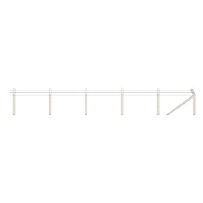 Image of Ratio 437 Modern Style Wooden Fencing Kit